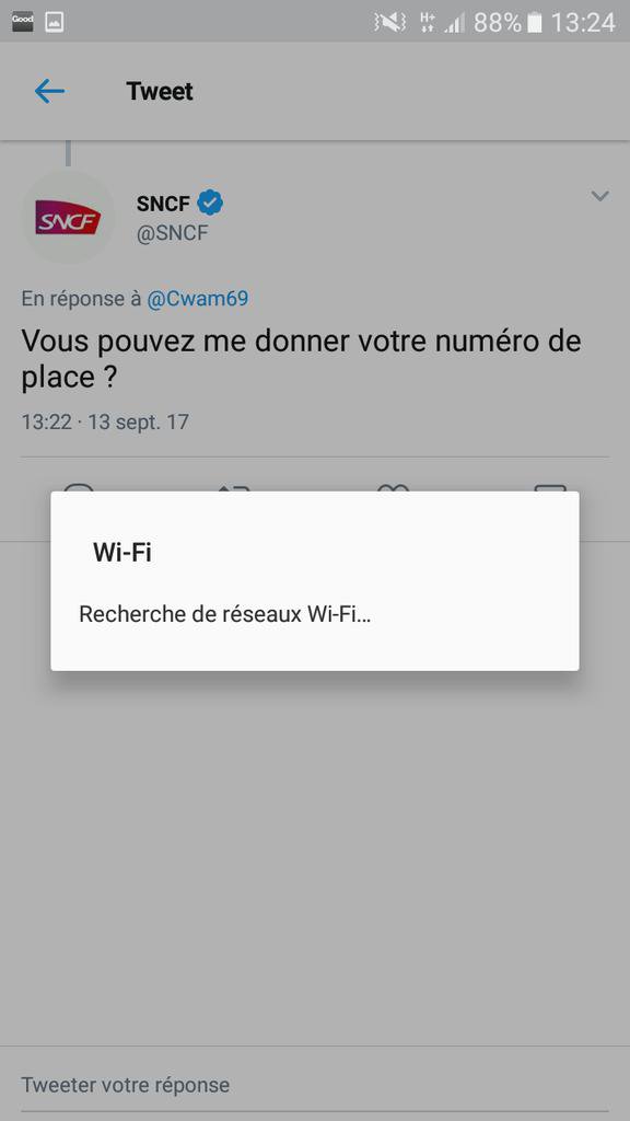 Sncf On Twitter Vous Pouvez Me Donner Votre Numero De Place