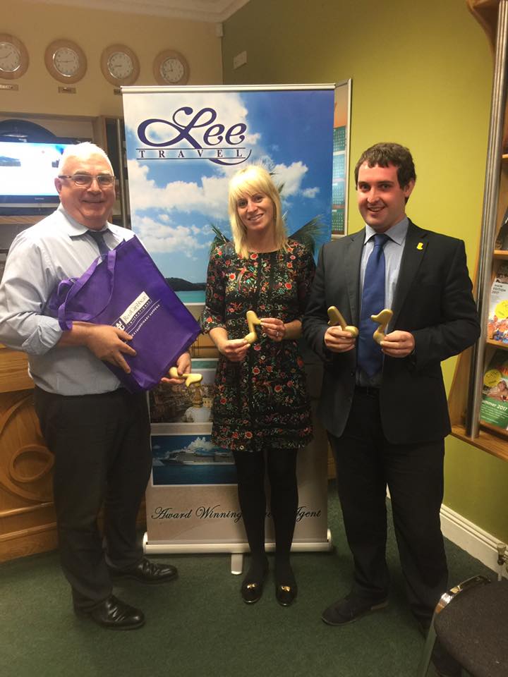 LeeTravel_Cork's tweet photo. Great to have Royal Caribbean pop into us with some notes! 🎵🎶🎵🎶 #soundofadventure https://t.co/KGyH263j7H