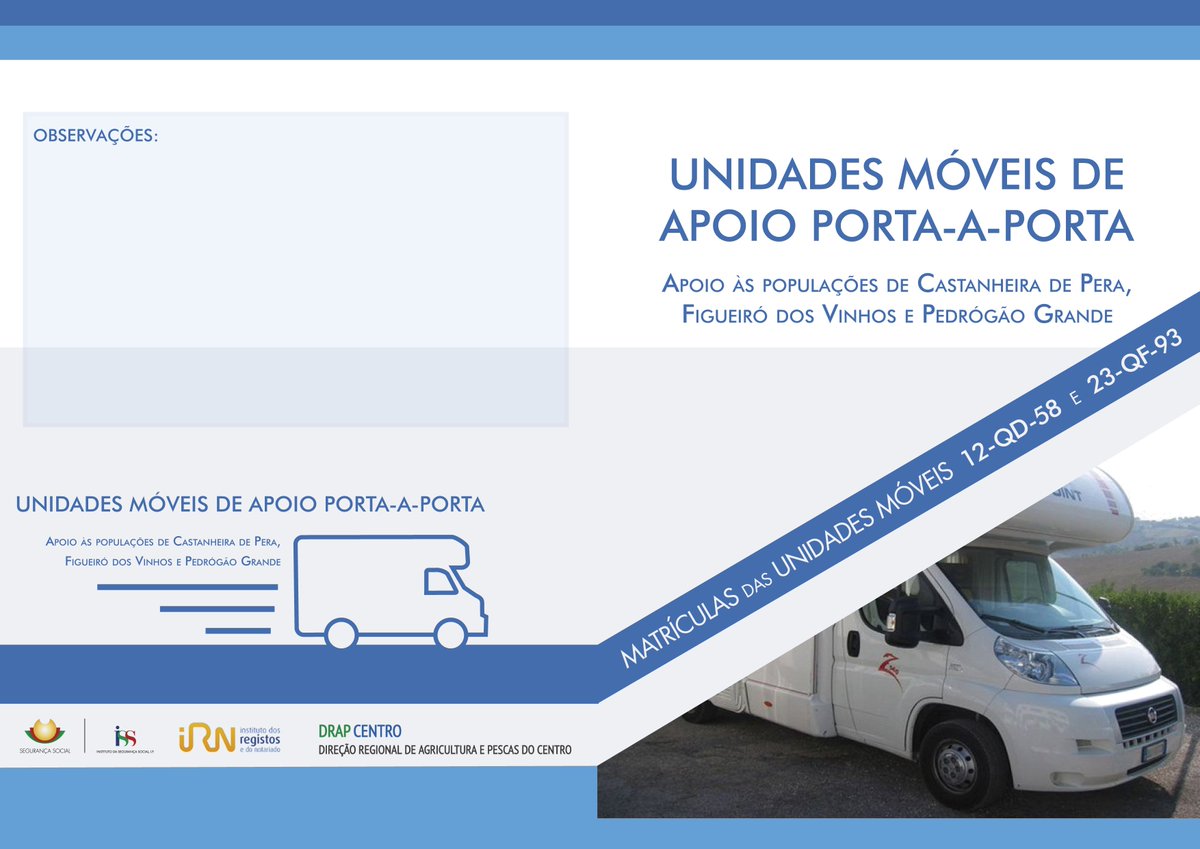 trabalho_pt's tweet photo. Unidades móveis da #SegSocial, #IRN e #DRAPCentro: cerca de 350 atendimentos em duas semanas. Durante 2 meses serão visitadas 213 aldeias. https://t.co/MbzQL00XSc
