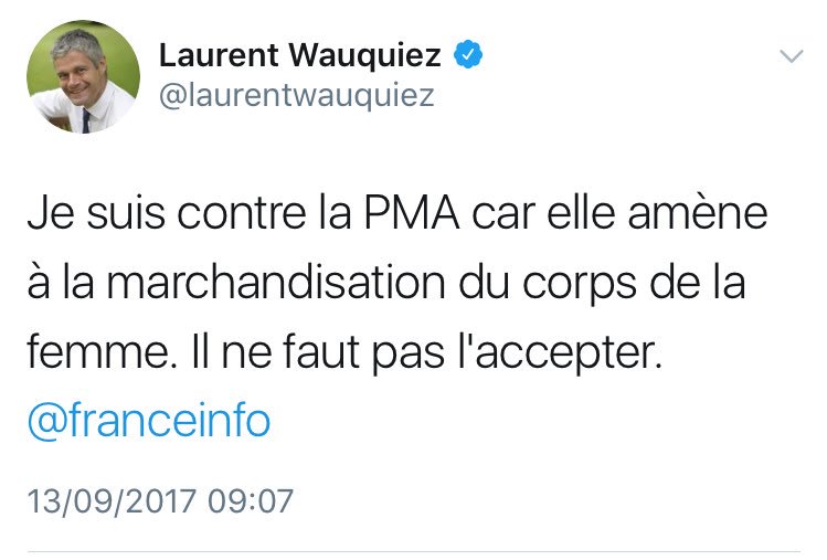 JeanLucRomero's tweet photo. Ça y est, les amis de #LaManifPourTous s'excitent. Faudra expliquer à M. #Wauquiez que la #PMA est déjà légale pour les couples hétéros ! https://t.co/idmtHv9RAi