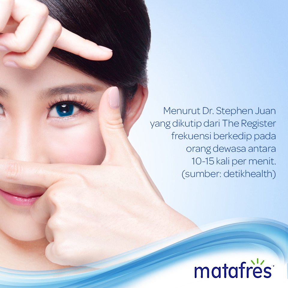 matafres's tweet photo. Berkedip secara teratur dapat melembabkan mata dan mengurangi risiko mata kering. Tapi jangan sampai bikin orang lain salah paham ya! https://t.co/VbHt39QpJG