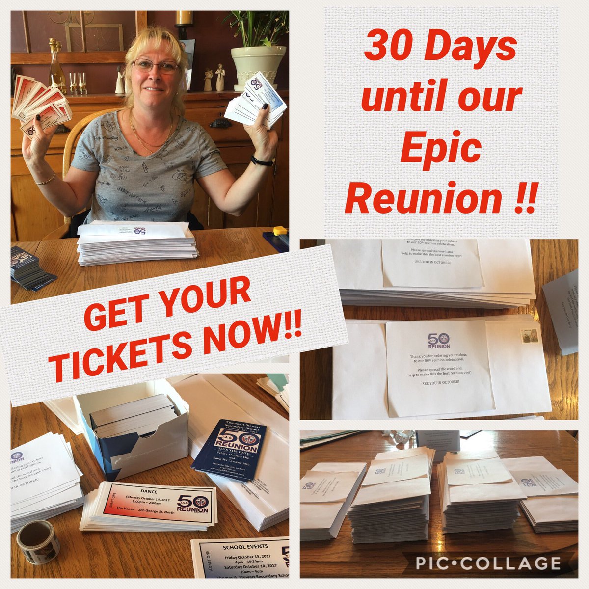 TAS50thReunion's tweet photo. Almost 75% sold out for the dance!!! No cut off 4 school events. Please RT &amp; help spread the word!! #Let'sFilltheCitywithGriffins. #GoTAS https://t.co/UEwktMv4fF