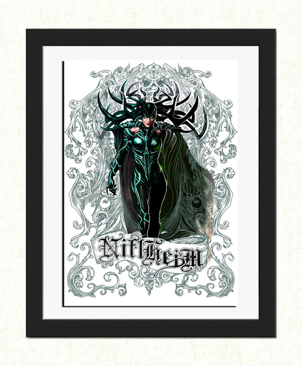BirchamsArt's tweet photo. Retweet, Like &amp; Follow for a chance to win Hela as an A4 print! Winner announced later!  #giveaway #AddMarvelImproveAnything #winitwednesday https://t.co/tp60J7XIZU