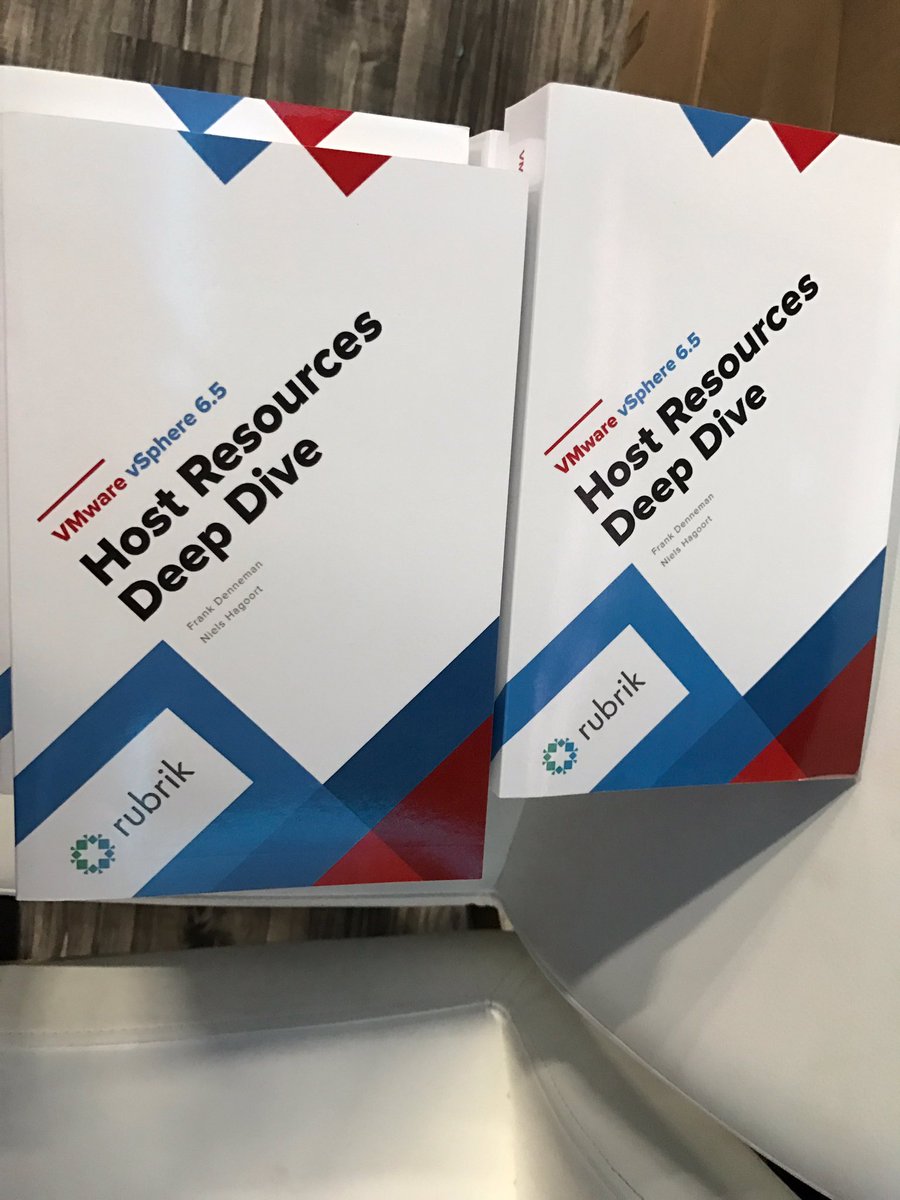 rubrikInc's tweet photo. It's happening soon! An exclusive #HostDeepDive book signing with authors @FrankDenneman @NHagoort. 3pm today at #BoothP409. #VMworld https://t.co/bqx5yGv1sx