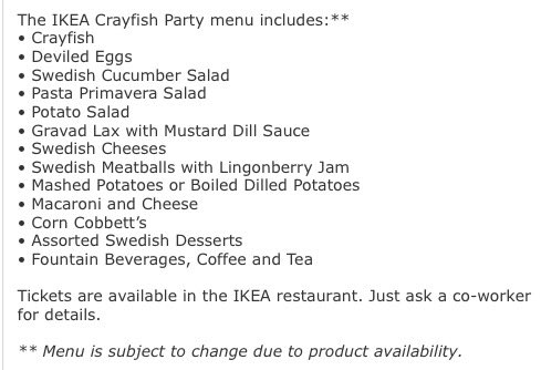 IKEABaltimore's tweet photo. Join us this Friday for our Swedish Crayfish Party!!! https://t.co/ny6ReTbMhB