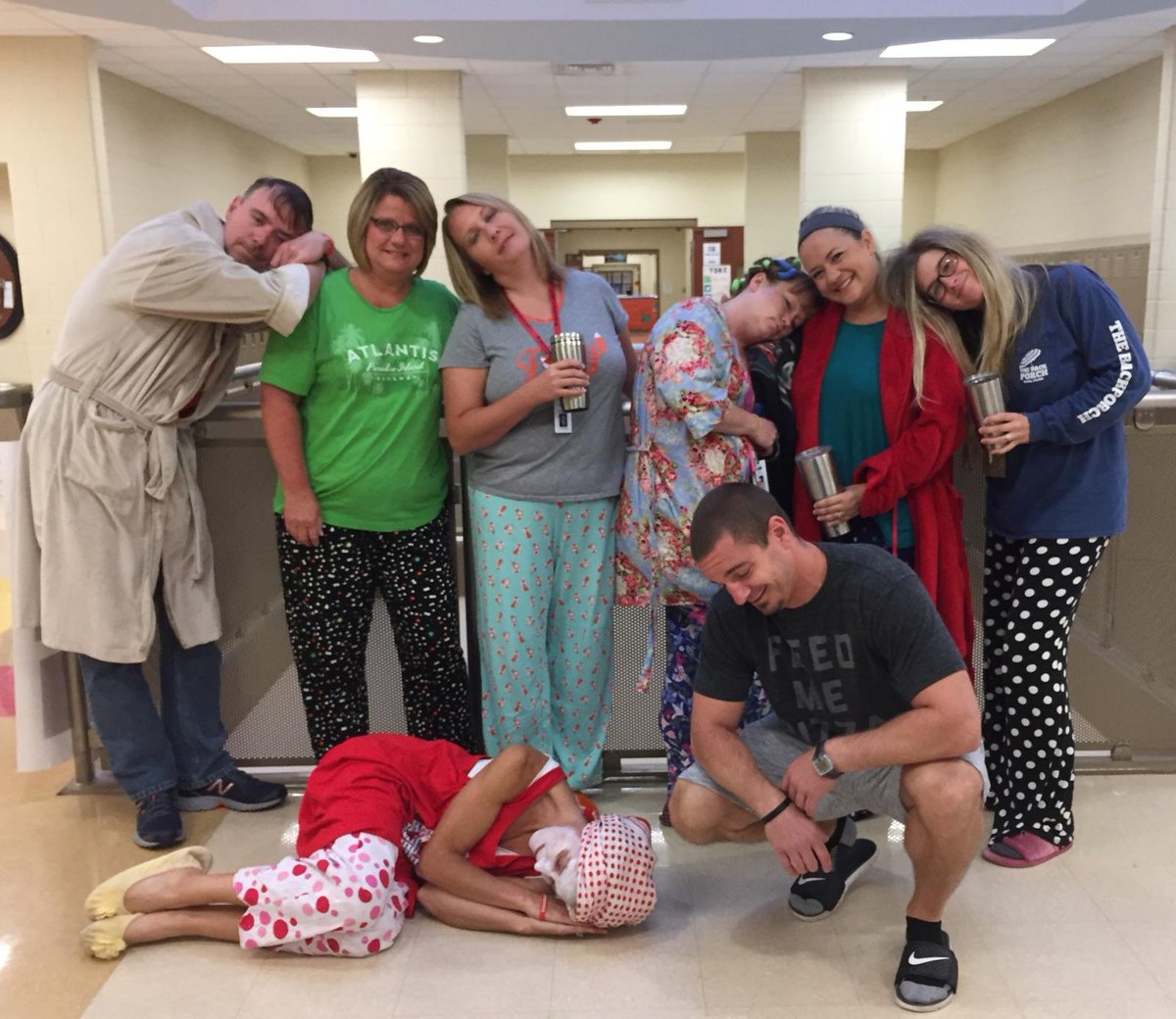 CgisHawks's tweet image. 7th grade teachers show their school spirit! #wesoar #cgisrocks #spiritweek
