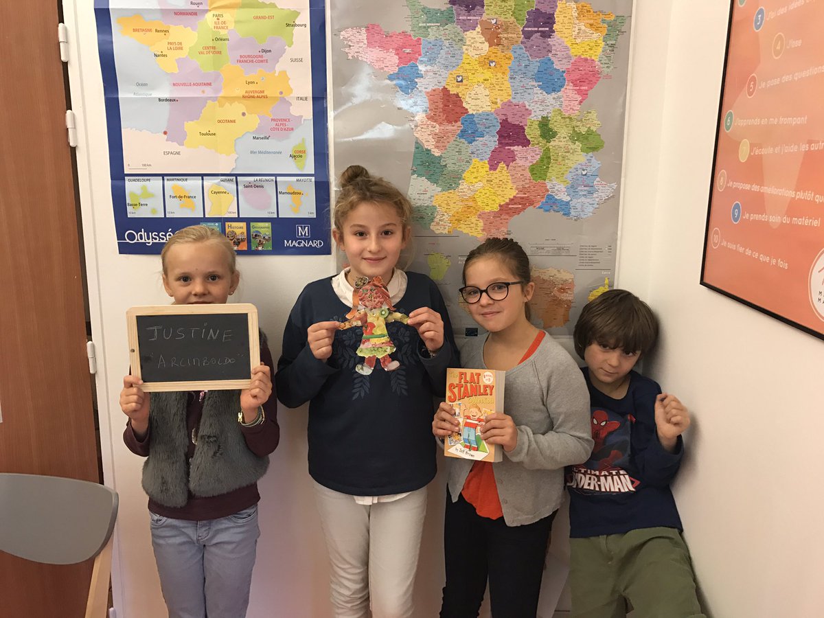 SchoolVincennes's tweet photo. #OpenCreativeWednesdays today at @SchoolVincennes ! Everybody speaks in English to create our #FlatStanley @ClementAplati17 🇬🇧🌎📝🎉👍🏻🌞 https://t.co/9125j0wWzD