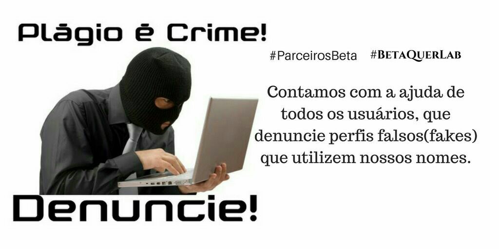 Denuncie! Perfil Falso é Crime.
Nossos perfis oficiais são:
<a href="/ParceirosBeta/">#PARCEIROSBETA OFICI</a> #ParceirosBeta
<a href="/BetaQuerLab/">#BetaQuerLab</a>  #BetaQuerLab 
Não aceitem imitações