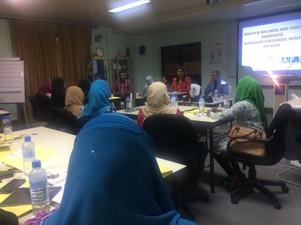 CancerSocietyMV's tweet photo. Day3-Health &amp; Wellness and Cancer Awareness Workshop-School Health Officers @EducationMV @AFT_F #Skin #Breast #Lung #Brain #Oral #Cervical https://t.co/kjiEY5SuH0