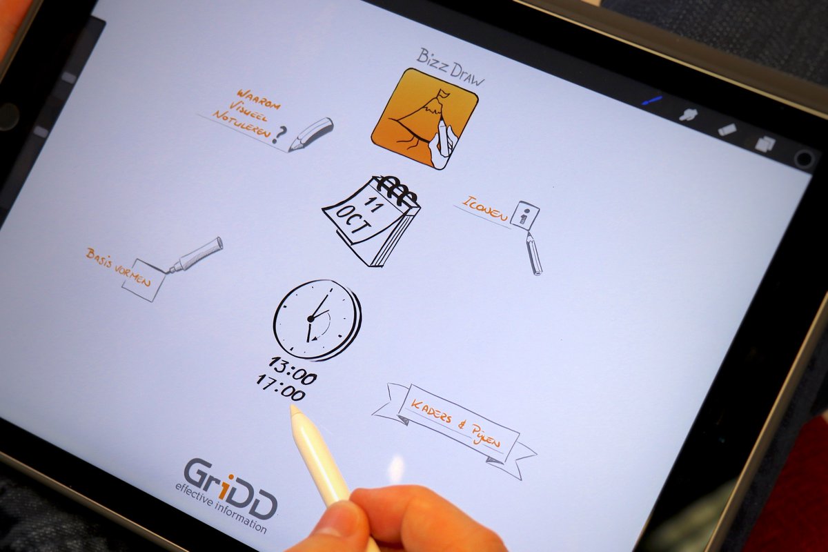 BizzDraw's tweet photo. Interested in visual notetaking and want to learn the basics? Join us for training in the Netherlands on Oct 11th! https://t.co/uaxtqh7SNQ https://t.co/S9k2chnb6N