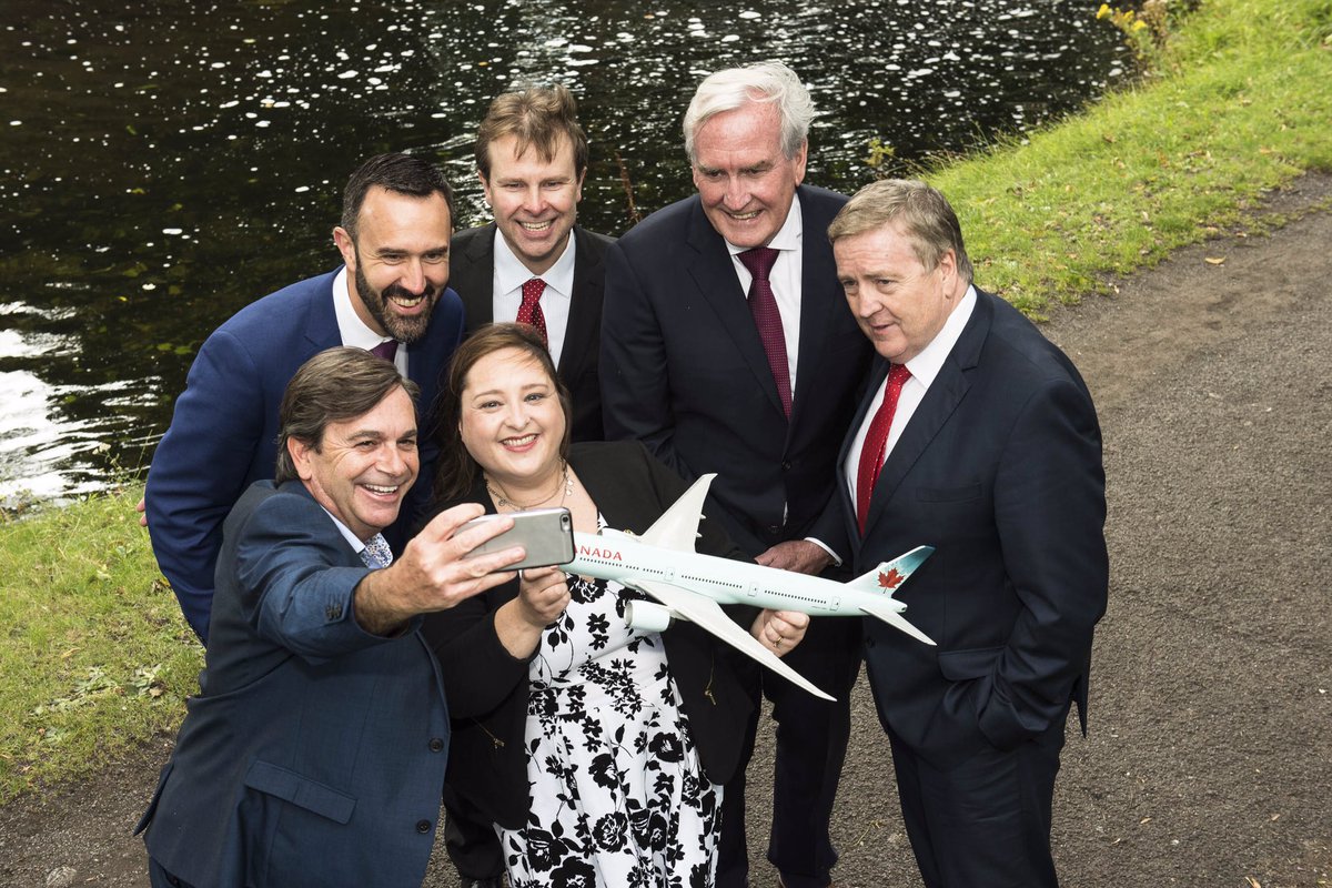 PatBreen1's tweet photo. Great news for @ShannonAirport with @AirCanada flights to Toronto 2018. Worked with SAA &amp; AC on this.@jimkelly2006 @canadaireland @KVickers https://t.co/3tj4jlRQHf