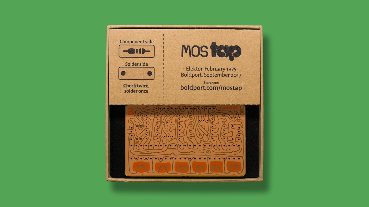 The project page for our latest #BoldportClub project 'MOSTAP' is live!