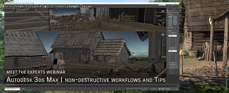 Adsk3dsMax's tweet photo. Join us Sept 15th for the #MeetTheExperts Webinar:
"Non-Destructive Workflows and Tips"!
Register Now! https://t.co/AjEAL8jyZg https://t.co/yHs3RveN6I