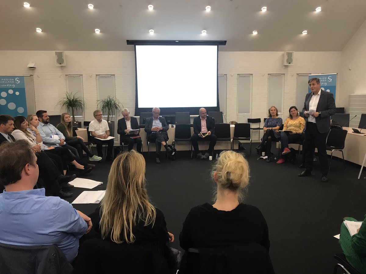 CEO of <a href="/regionsjaelland/">Region Sjælland</a> <a href="/Per_Bennetsen/">Per Bennetsen</a> joining the last feedback session and addressing the delegation #ITHACAlive