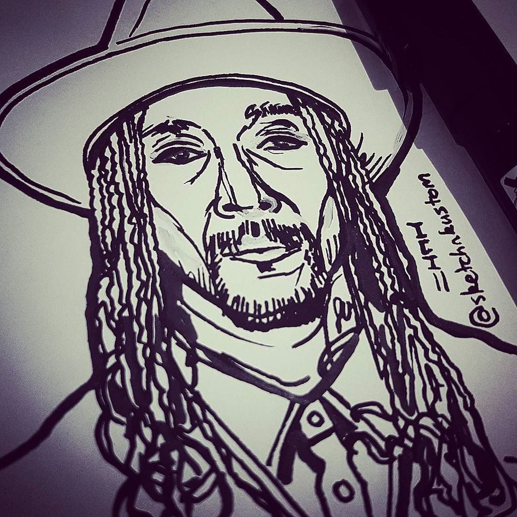 Happy birthday to the Midwest Cowboy Bizzy Bone - a huge influence in my art life! 