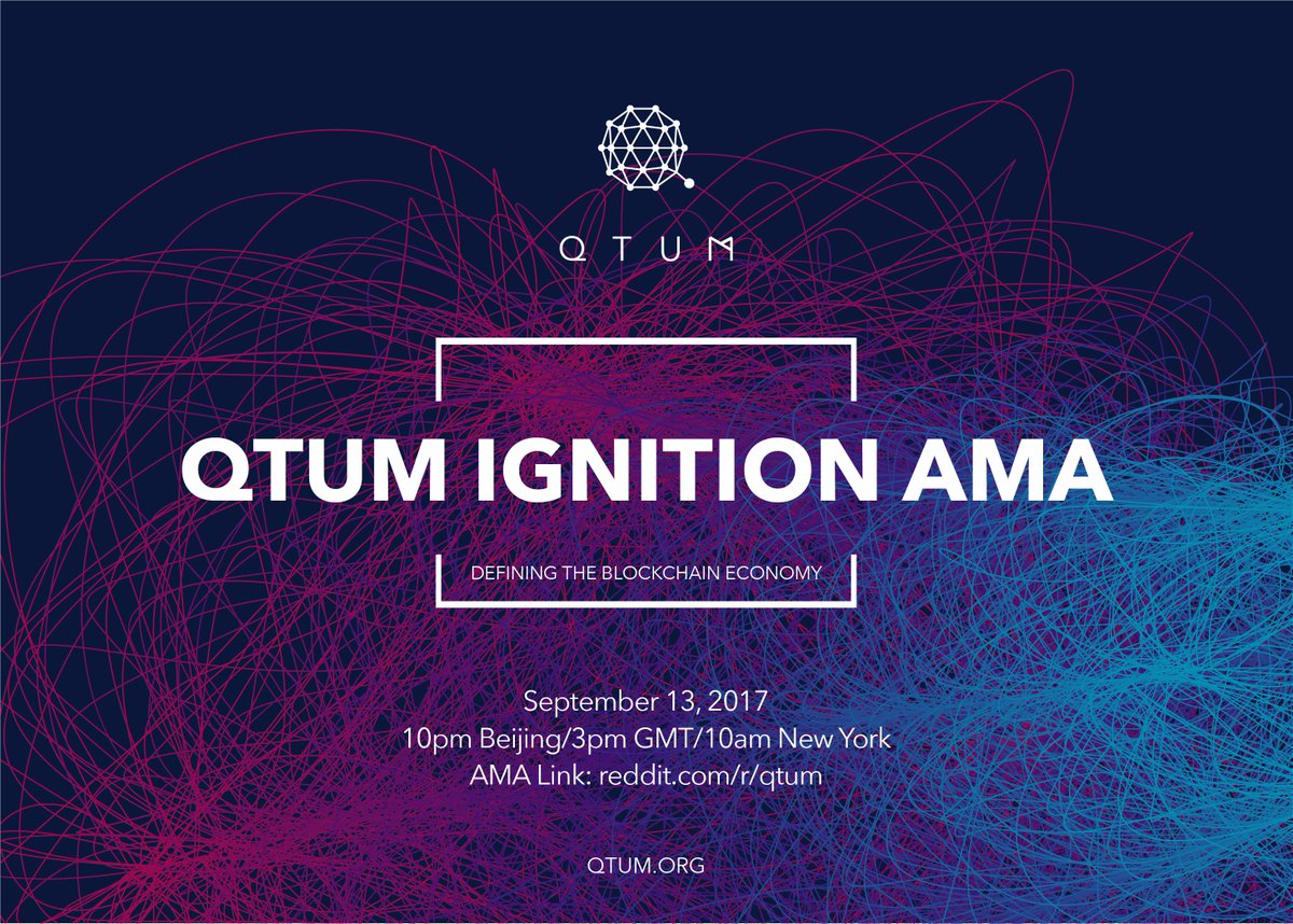qtum's tweet photo. 1 hour until the #Qtum AMA on reddit!

https://t.co/bcKz3OKYUq

#Bitcoin #Blockchain #Fintech #Reddit https://t.co/H5iubG0mTK