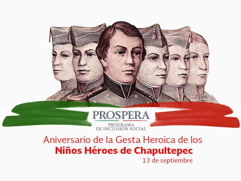 Prospera_MX's tweet photo. Hoy conmemoramos el aniversario de la Gesta Heroica de los Niños Héroes de Chapultepec. https://t.co/lsurLlXK91