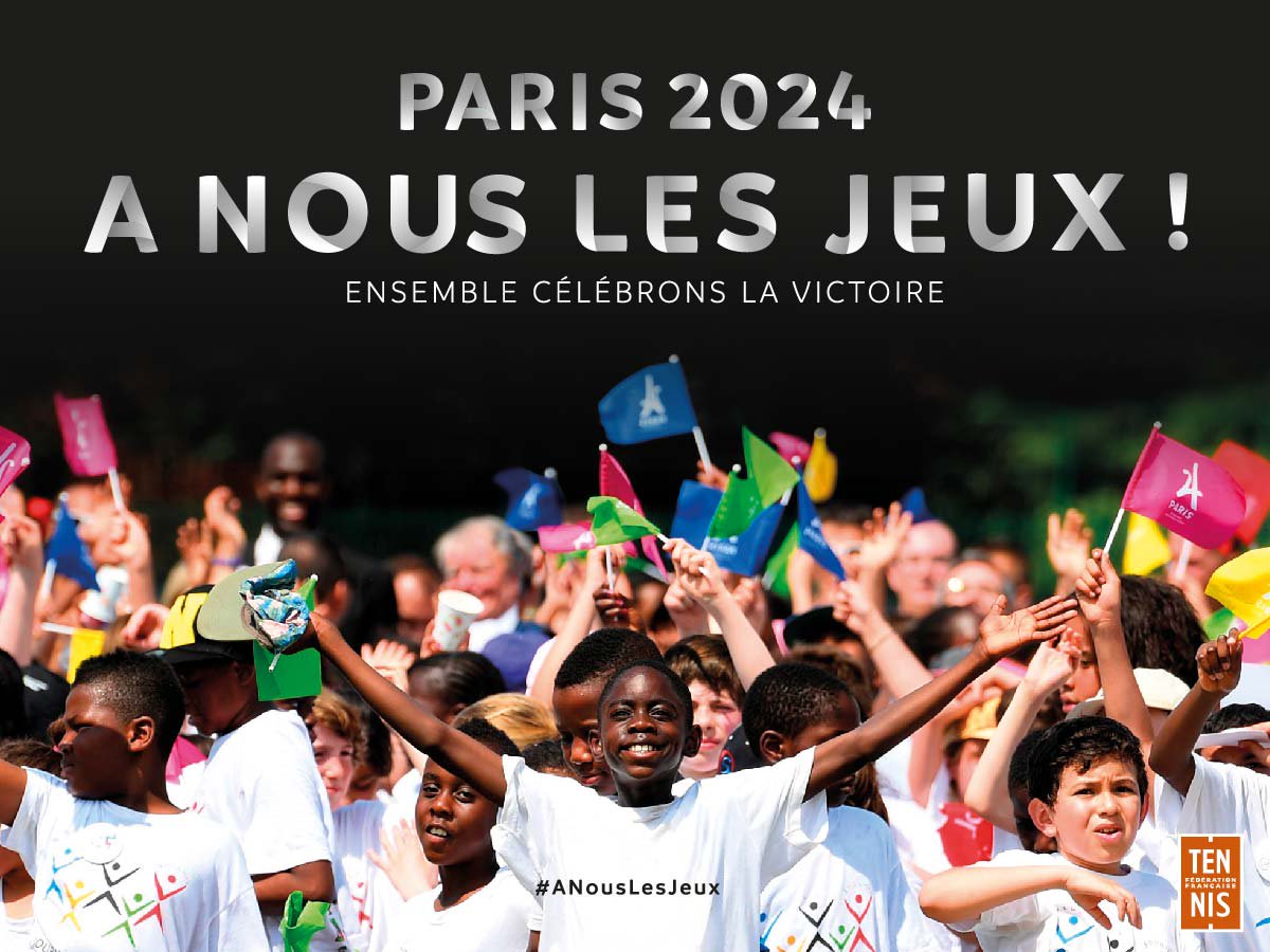 FFTennis's tweet photo. C'est officiel, Paris accueillera les Jeux Olympiques ! 🇫🇷🎾💪 #Paris2024 #Anouslesjeux https://t.co/XPG6V7oSME
