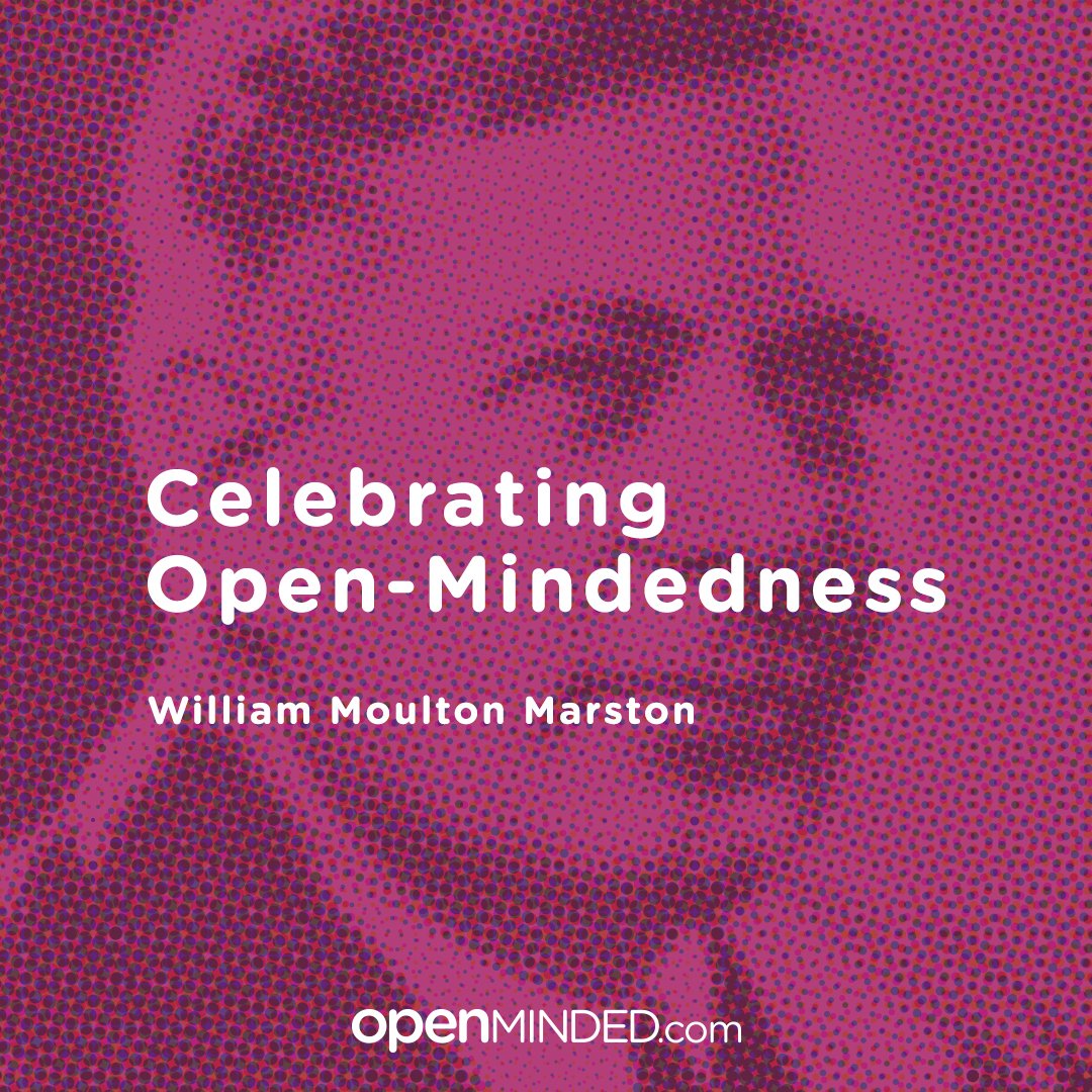 OpenMindDating's tweet photo. Inventor of #WonderWoman, inspired by the Wonder Women in his life, wife Elizabeth Holloway Marston, and partner, Olive Byrne. #OpenMinded https://t.co/vd3FdXQq45