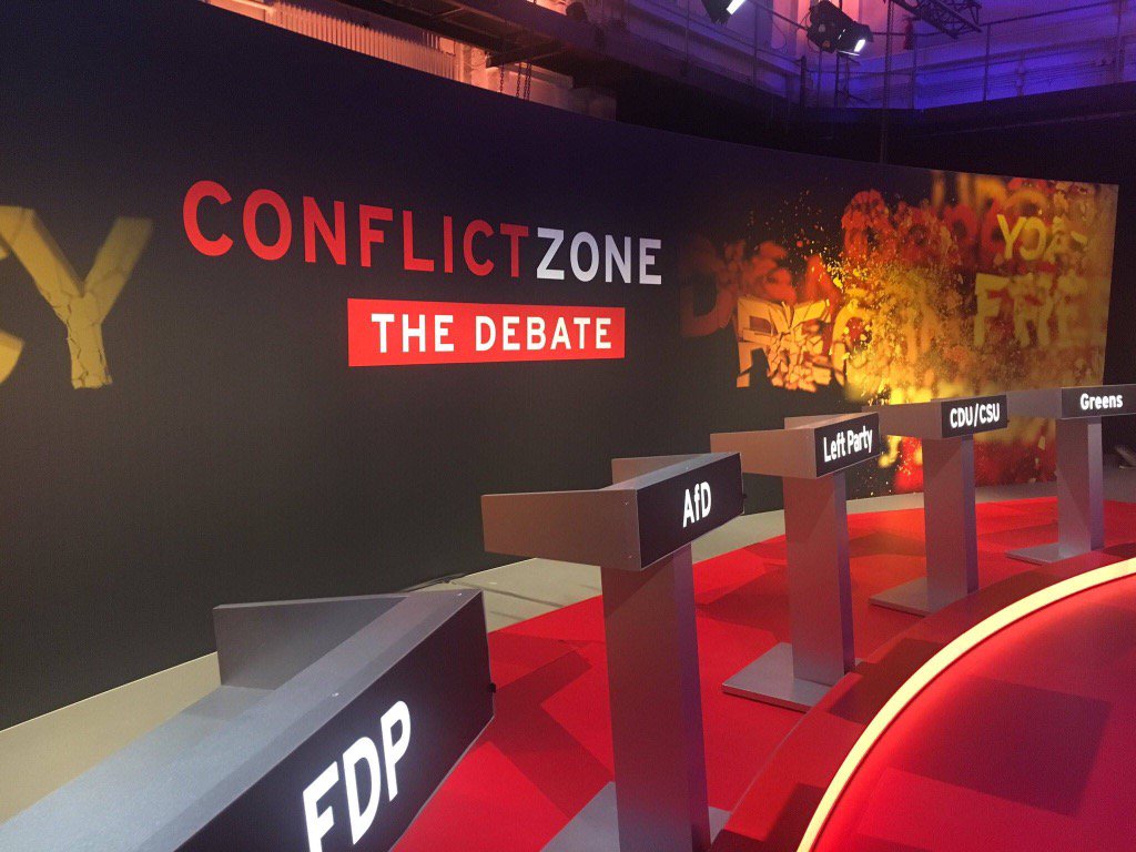 DrAndreasNick's tweet photo. Gleich geht es los @dw_germany #GermanyDecides @dw_conflictzone #nick2017 https://t.co/SK7u2U0Onn