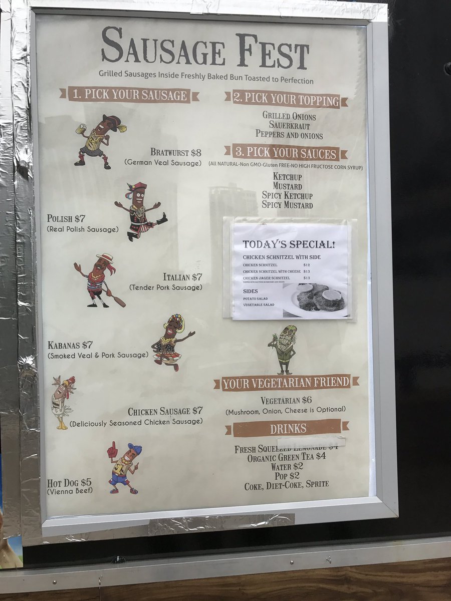 Check out what we found at Aon Center on Columbus <a href="/sausagefestruck/">SausageFestTruck</a> &amp; @HotDogFiendFT