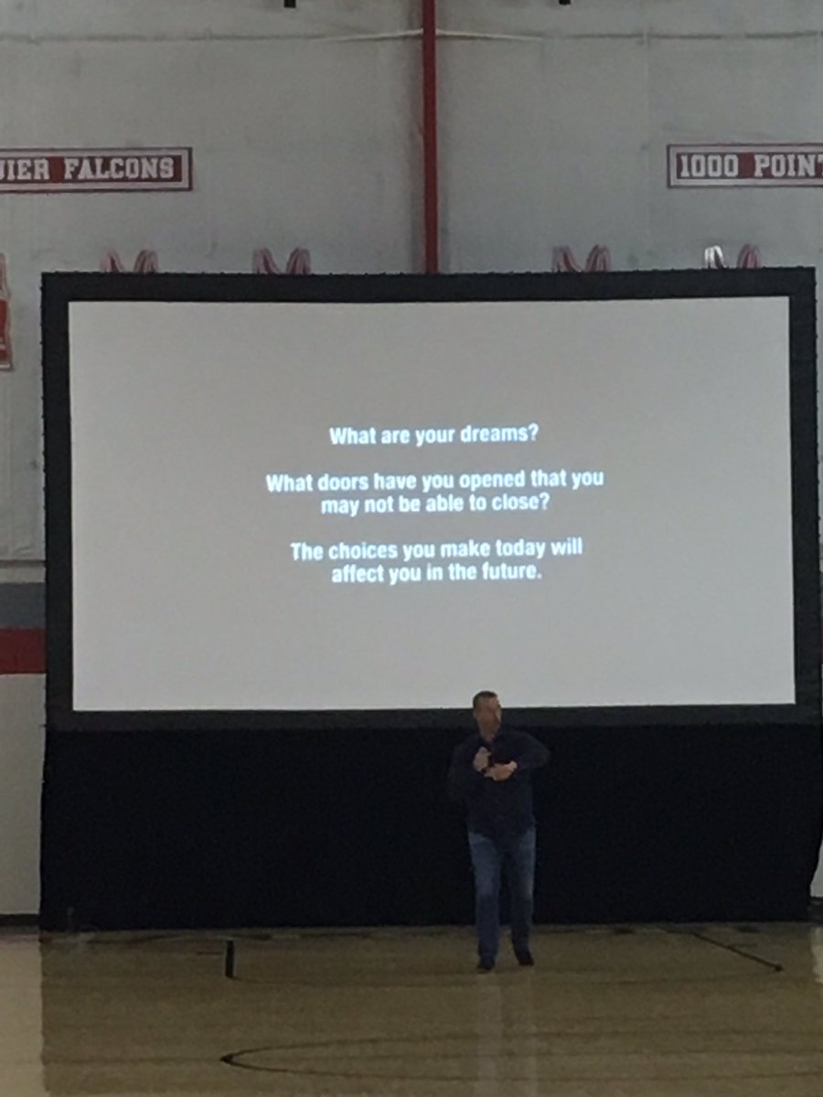 Thank you Chris Herren, SADD and the Path Foundation!  What a powerful message!  We know you touched many lives today!