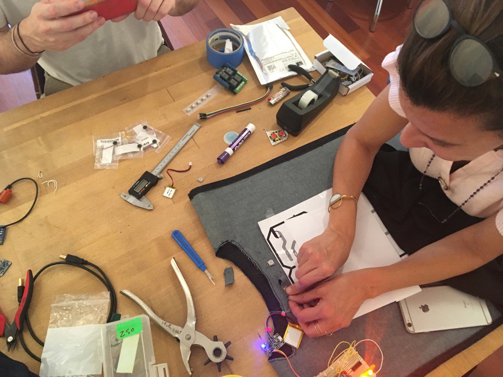 Principled Design (@principlednyc) on Twitter photo "Turn me on" 💡#prototyping #wearables #switch #haptics #teamwork @IFAIExpo <a href="/ChangeModel/">Change Model</a> <a href="/SwangMang/">Joseph Mango</a> @nga_nyc "Turn me on" 💡#prototyping #wearables #switch #haptics #teamwork @IFAIExpo <a href="/ChangeModel/">Change Model</a> <a href="/SwangMang/">Joseph Mango</a> @nga_nyc