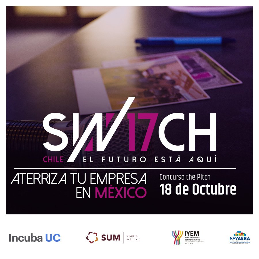 IncubaUC's tweet photo. Encuentra nuevos socios comerciales para tu empresa en México. Inscríbete ahora en #SwitchChile.
Más información en https://t.co/E33ZLjGnuY https://t.co/NmJ8ClYAdA