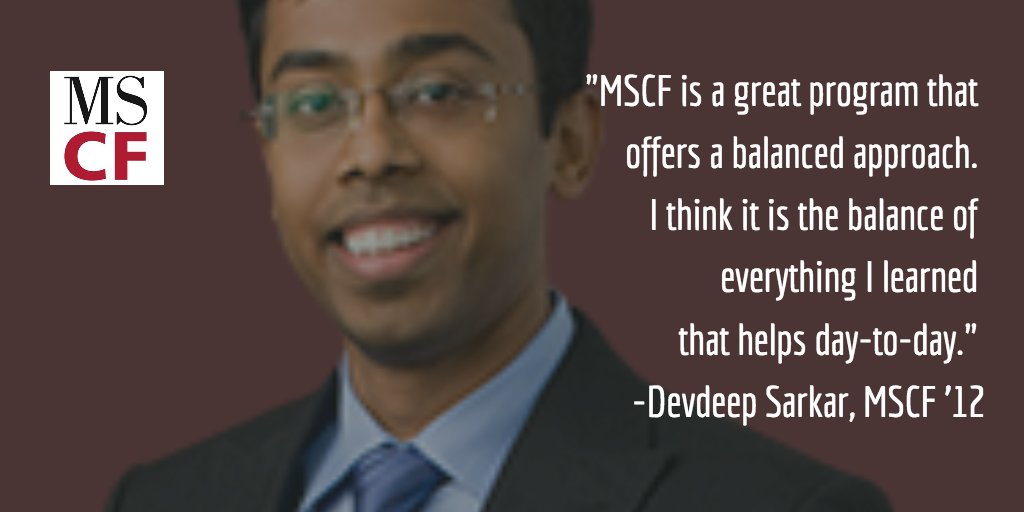CompFinanceCMU's tweet image. #MSCF12 alumnus, Devdeep Sarkar, describes the most helpful aspect of #MSCF. #MSCFAlumni bit.ly/2pFRn00