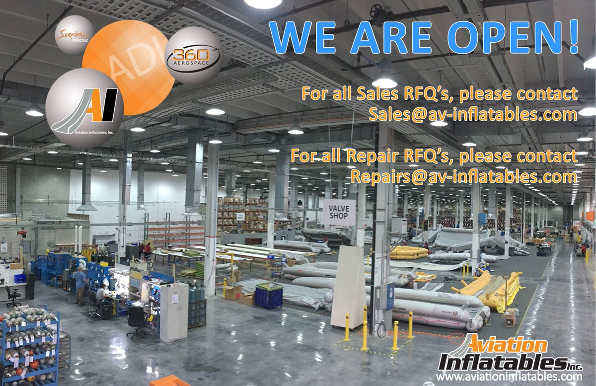 avinflatables's tweet photo. We would like to thank you for your kind understanding during "Irma's" brief interruptions. #hurricanirma #aviationinflatables #360aerospace https://t.co/cwqpDH3xPD
