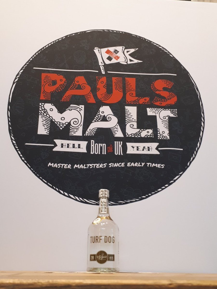 PaulsMalt's tweet photo. Chilling with our peeps from @StKilianDist at drinktec... I hear a Turf Dog howling!!! Hell Yeah https://t.co/nEtRRoKYEf