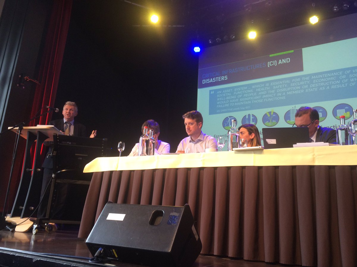 Dr. William Hynes <a href="/FACIreland/">KPMG Future Analytics</a>  presenting <a href="/resilens_eu/">RESILENS EU Project</a> outputs at 8th CoU event, Brussels