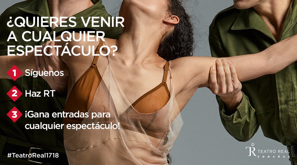 ¡Comienza una nueva temporada! Consigue 2 entradas para cualquier espectáculo; ¡síguenos y haz RT!