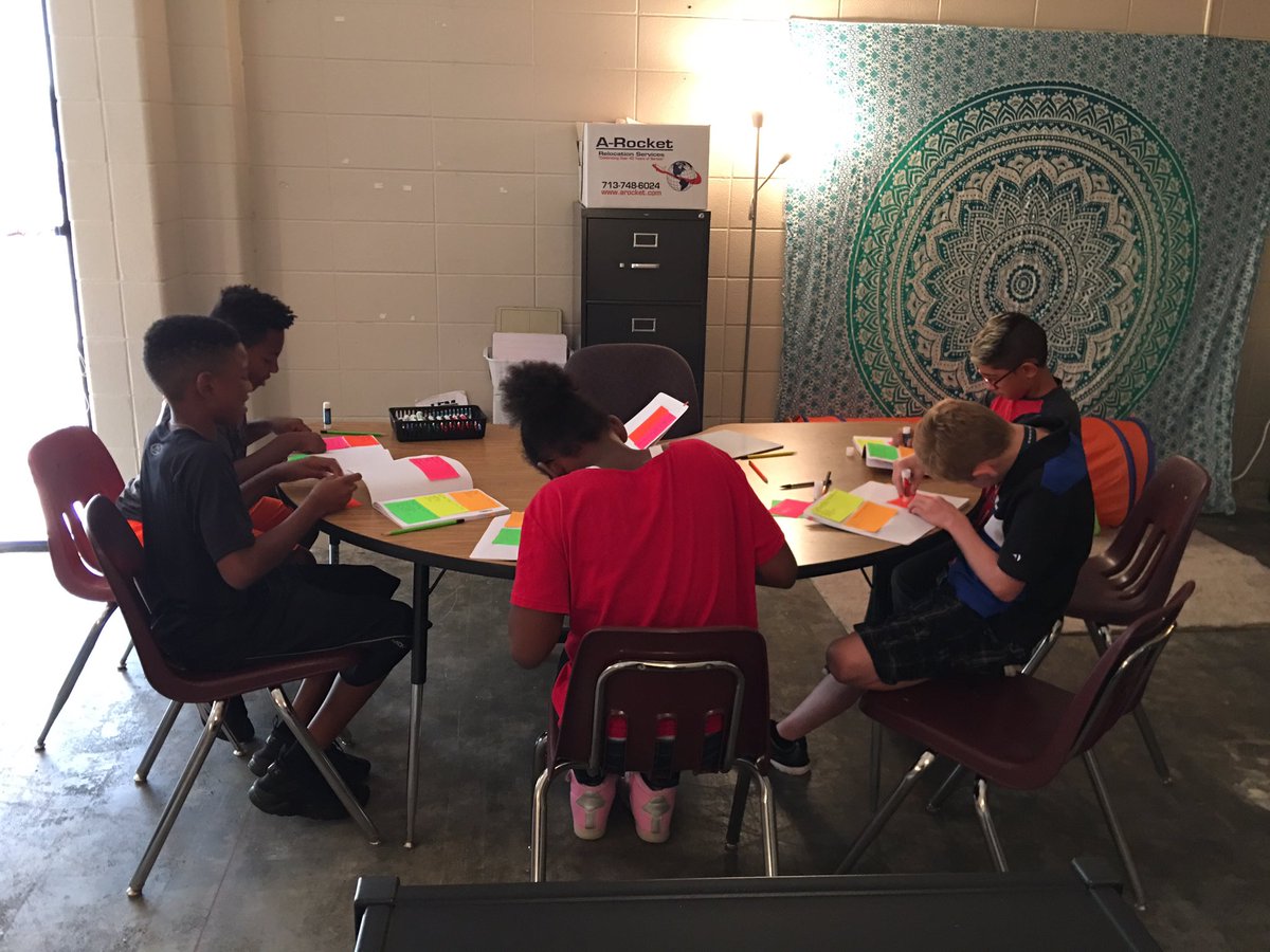Weldon_AM's tweet photo. Creating our writers notebooks. They also came up with their own # for class😊#BISlearns #WeldonsCoolKids https://t.co/KpHOsukpBb