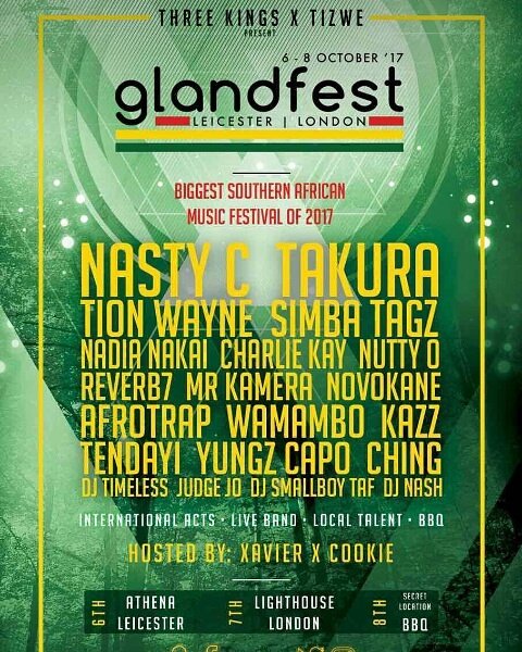 takuralife's tweet photo. Looking forward to seeing my people in Leicester and London next month at @glandfest Make sure you come through and get your tickets! https://t.co/cLPTL4NctV