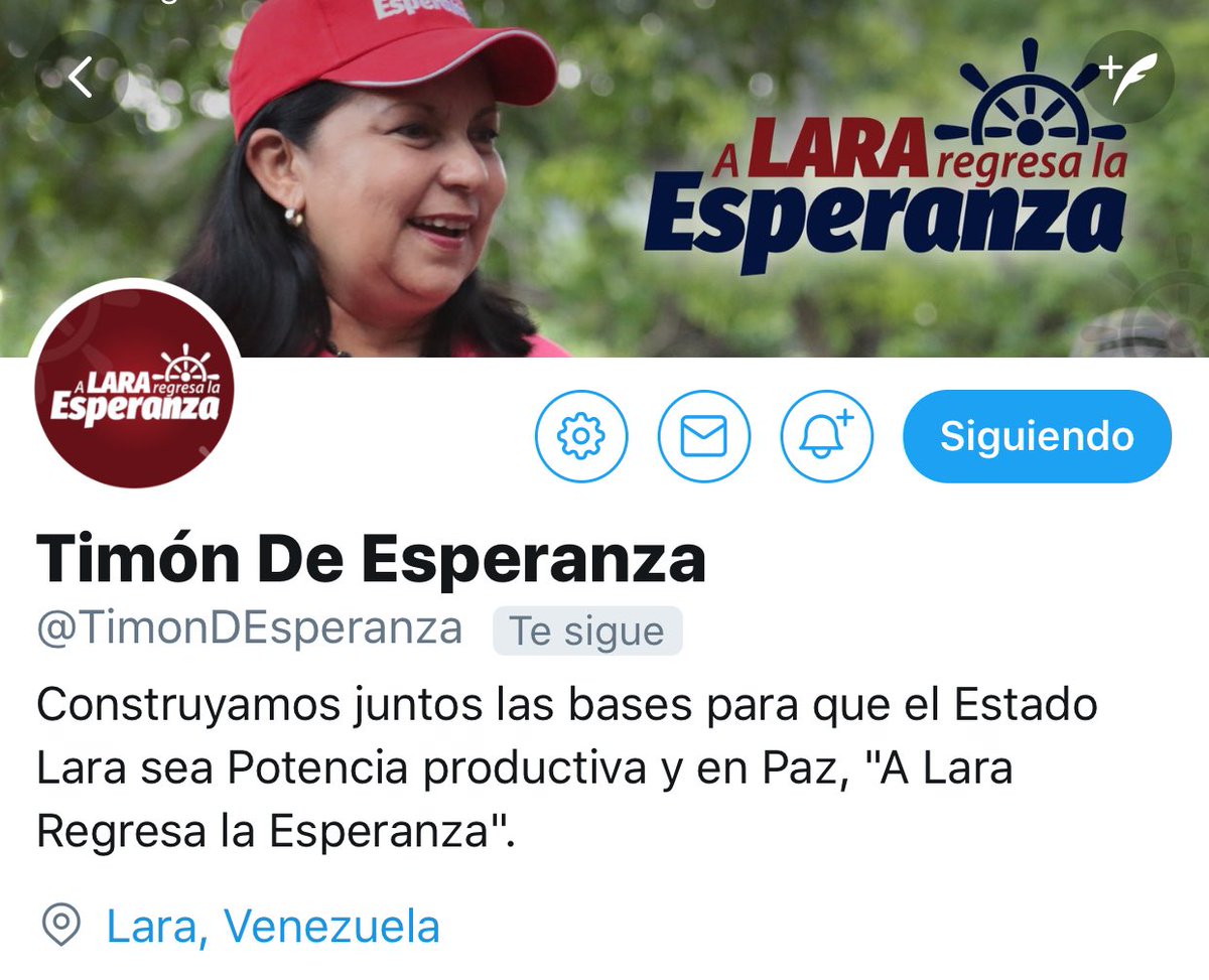 gestionperfecta's tweet photo. Síguenos en @TimonDEsperanza y vive conmigo calle a calle lo bonito de llevar amor a todo nuestro amado estado Lara ❤️
#LaraConLaAlmiranta https://t.co/Gt4a3lrOHq