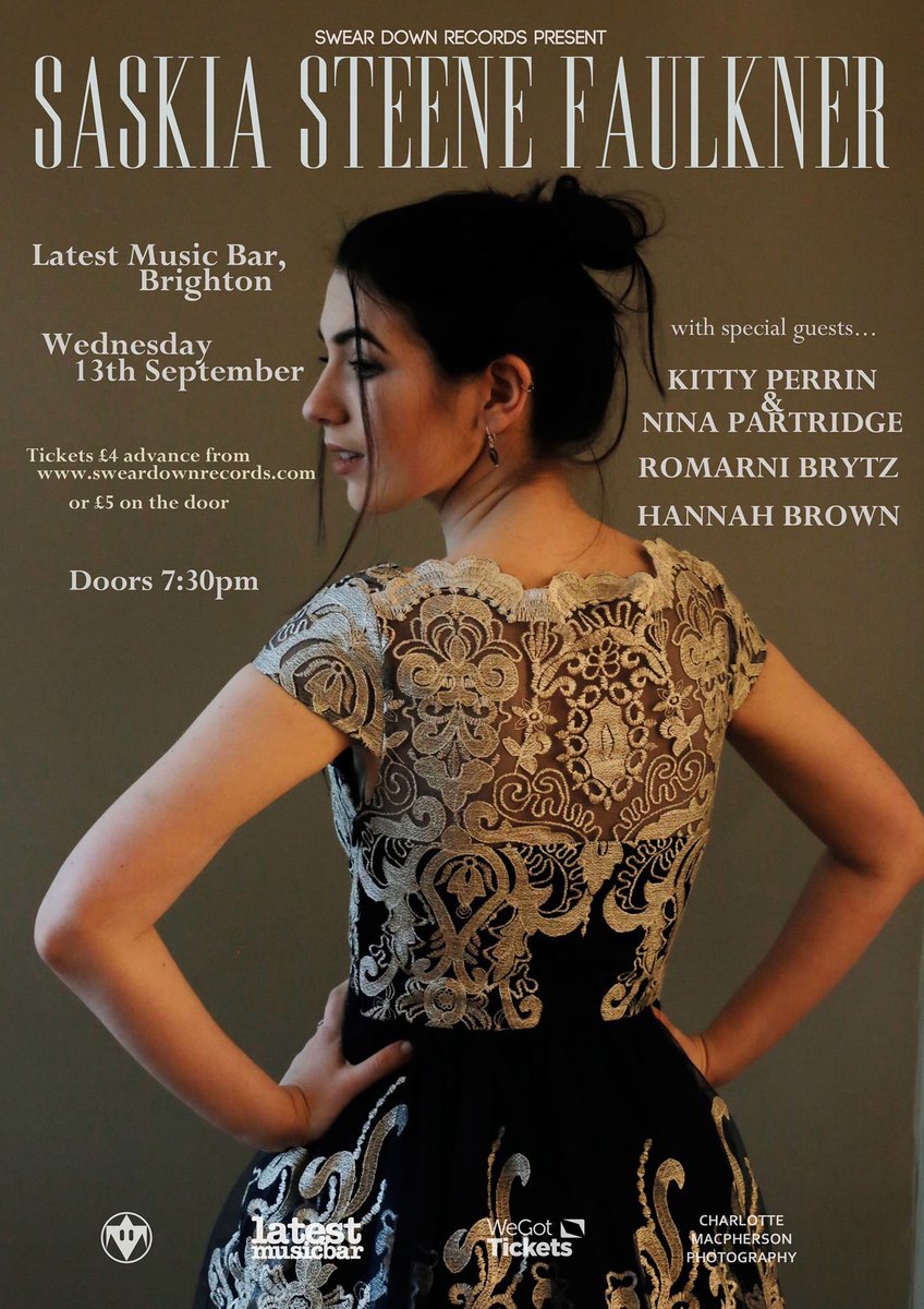 SaskiaMuusic's tweet image. ⚡️TONIGHT'S THE NIGHT ⚡️
@latestmusicbar 7:30pm with #KittyPerrin @RomarniBrytz @HannahBrownSong 

#Brighton #FolkPop @SwearDownRec