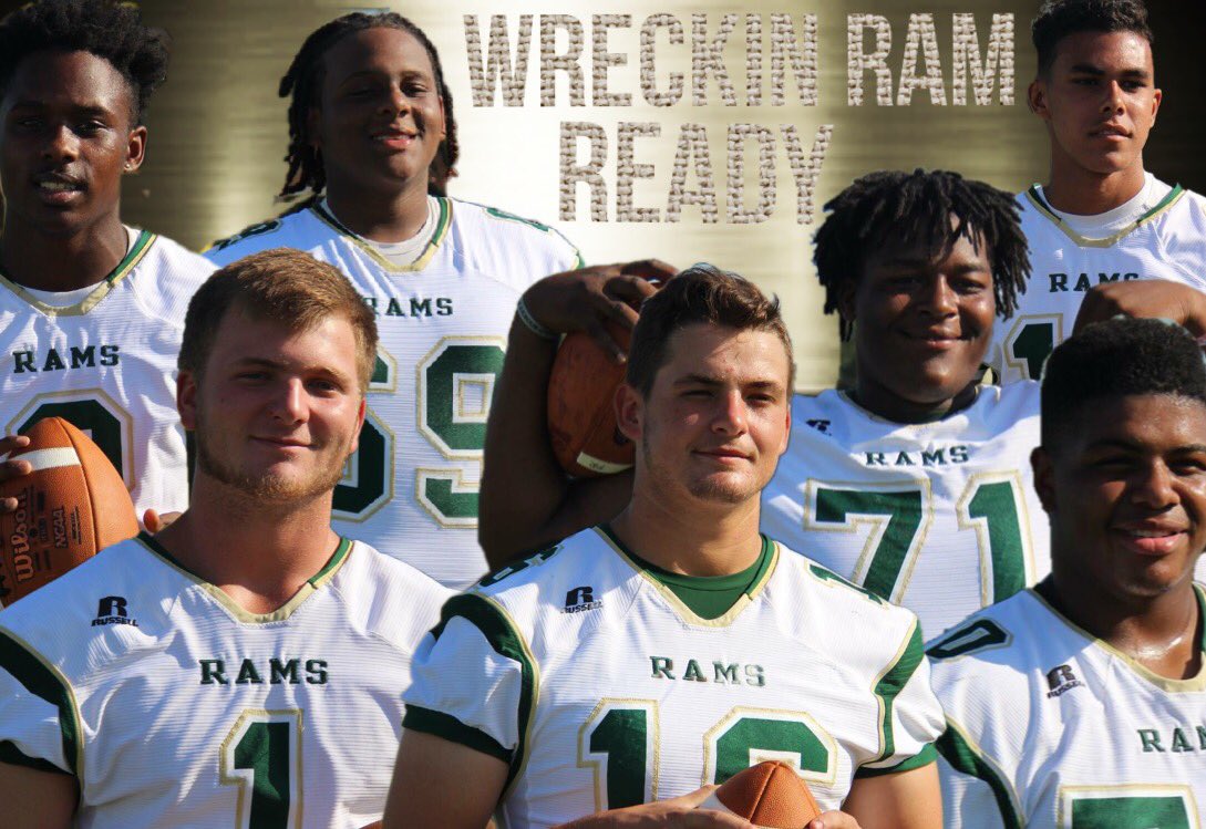It's goin down Friday night @AHSWRECKINRAMS vs <a href="/CroBearNation/">Carencro Bears</a> are you ready?💚💛🏈