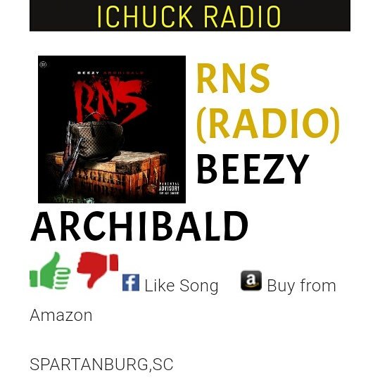 iCHUCKradio_SC's tweet photo. By request: Now in heavy rotation this week..Catch it every hour 😎 #SCsupport @BeezyArchibald 
on https://t.co/WQBGzmVEaR https://t.co/S8hV7RxwQJ