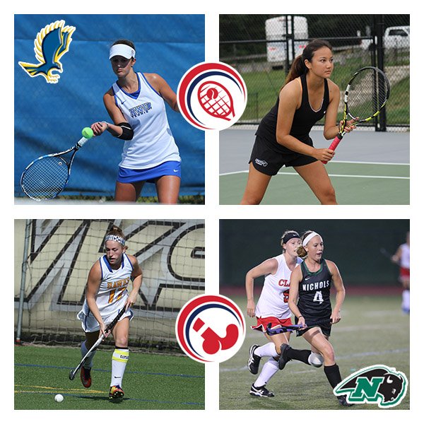 RWU_Athletics's tweet photo. Big Day for RWU against @ncbison! Women's Tennis begins at 4pm followed by @RWUFieldHockey at 7pm! #CCCWTEN #CCCFH https://t.co/TyvKnkoIuo
