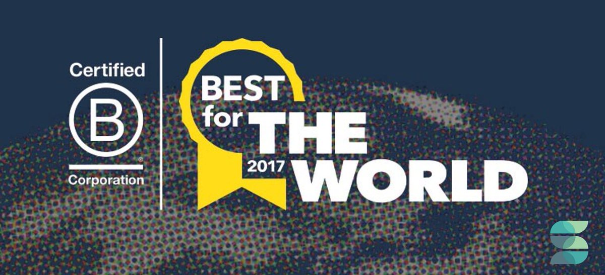 We're stoked to be awarded Best for the Environment in the #BCorp #bestfortheworld17 honorees list! ow.ly/Jzjo30f87Im #BtheChange