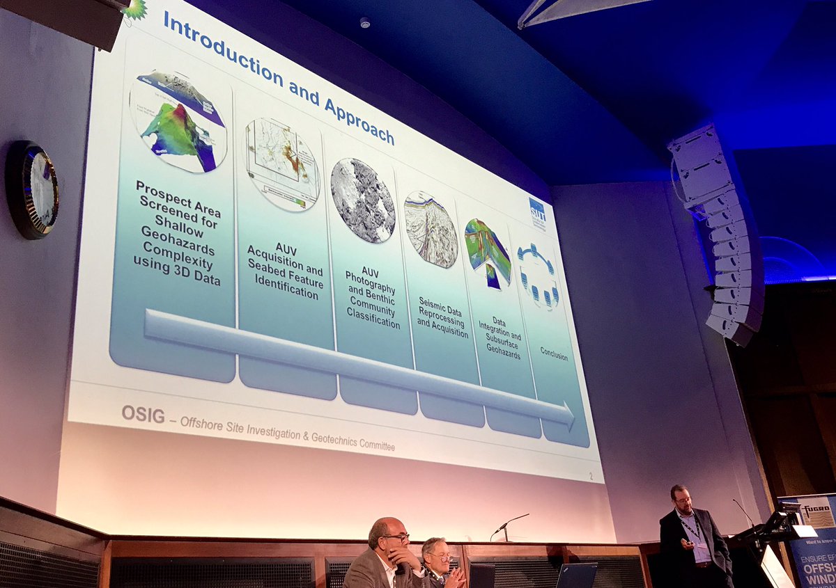 SUT_news's tweet photo. 'Probably the best geo-hazards dataset in the world' reports Gareth Wood @BP_plc #OSIG2017 @RGS_IBG #geohazards #geotechnics @SUT_US https://t.co/gOUZDKcL6K