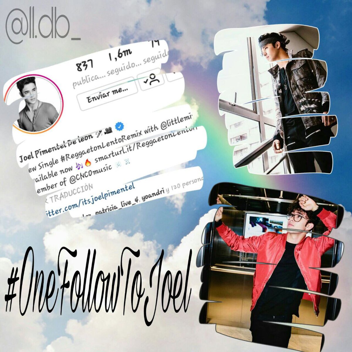 JoelPanamaOF's tweet photo. #OneFollowToJoel estamos cerca๐ 1.7M para @itsjoelpimentel ๐ #TeamPimentel apoyandoโจ๐ #JoelPimentel #JoelCNCO #CNCO https://t.co/xBd0i4TJaw