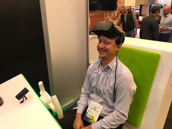 At TomTom booth testing their automotive demo. So cool.#tomtommaps
