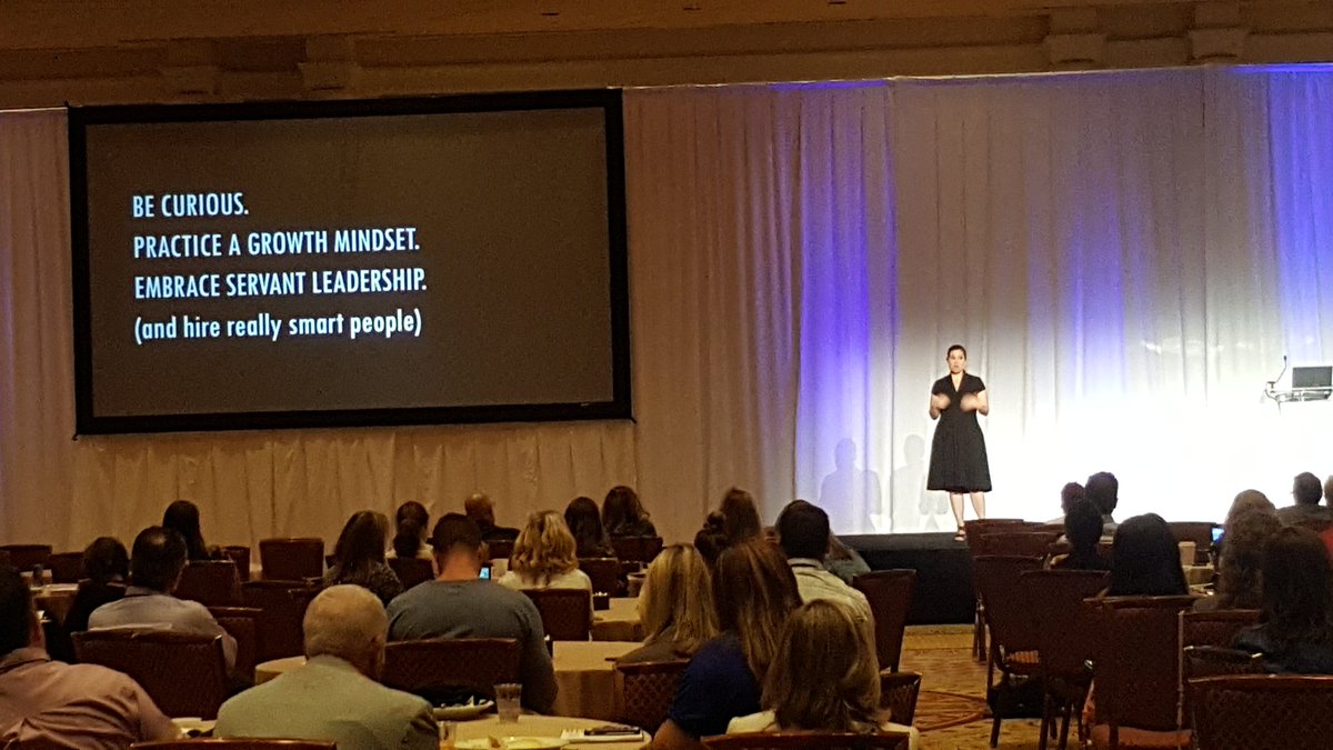 Career goals on point! Be curious, practice growth mindset, embrace servant leadership. -Nancy Poznoff, VP, Marketing <a href="/Starbucks/">Starbucks</a> #AMAAnnual