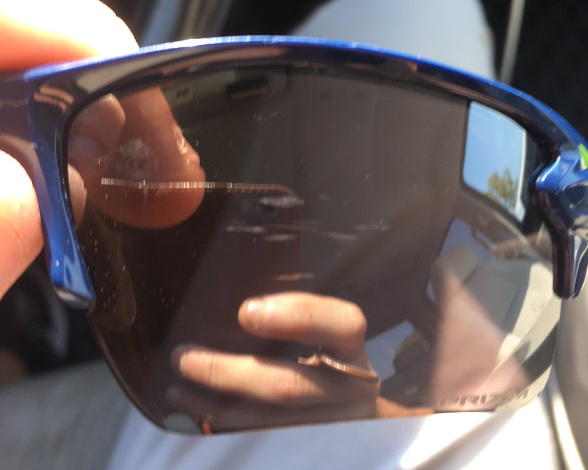 oakley glasses scratched