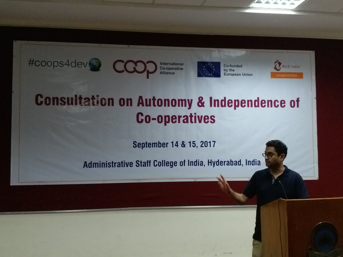 We r in #Hyderabad 2 invstgate d Autonomy&Independence f #cooperatives.Our superstar Researchofficer MohitDave mkn last min checks!@ICAAPAC