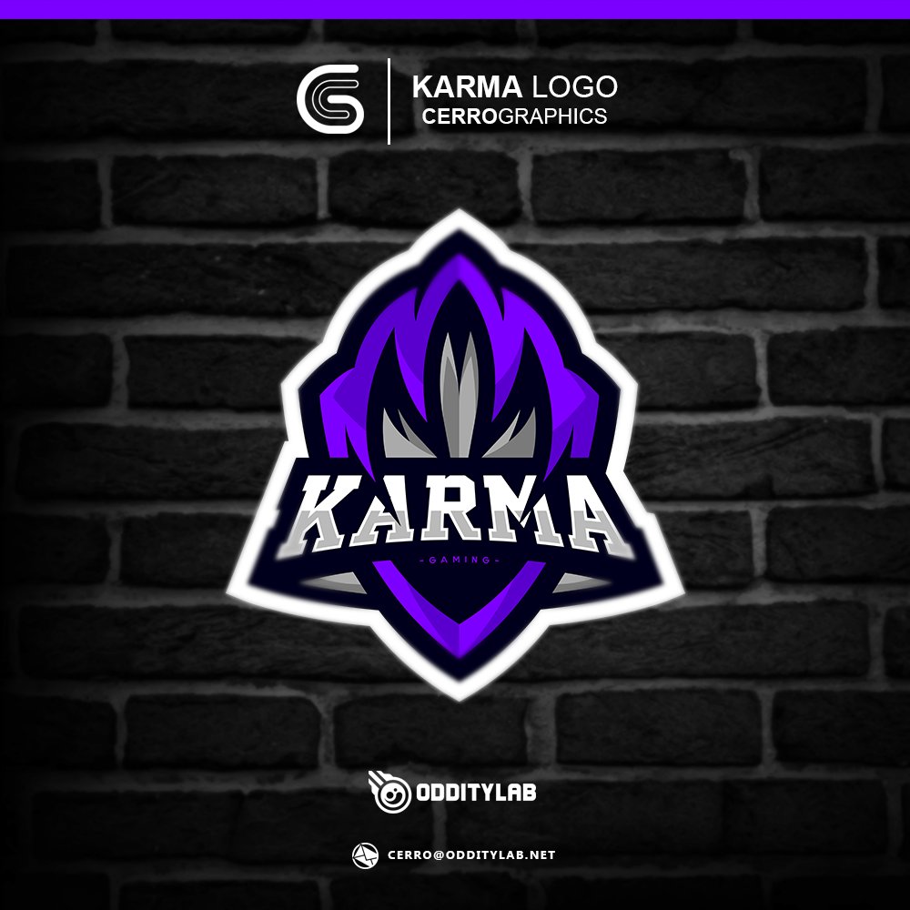 Introducing the new #Karma #MascotLogo on #SALE! 🔥
Any feedback is appreciated! ❤

Business: Cerro@OddityLab.net