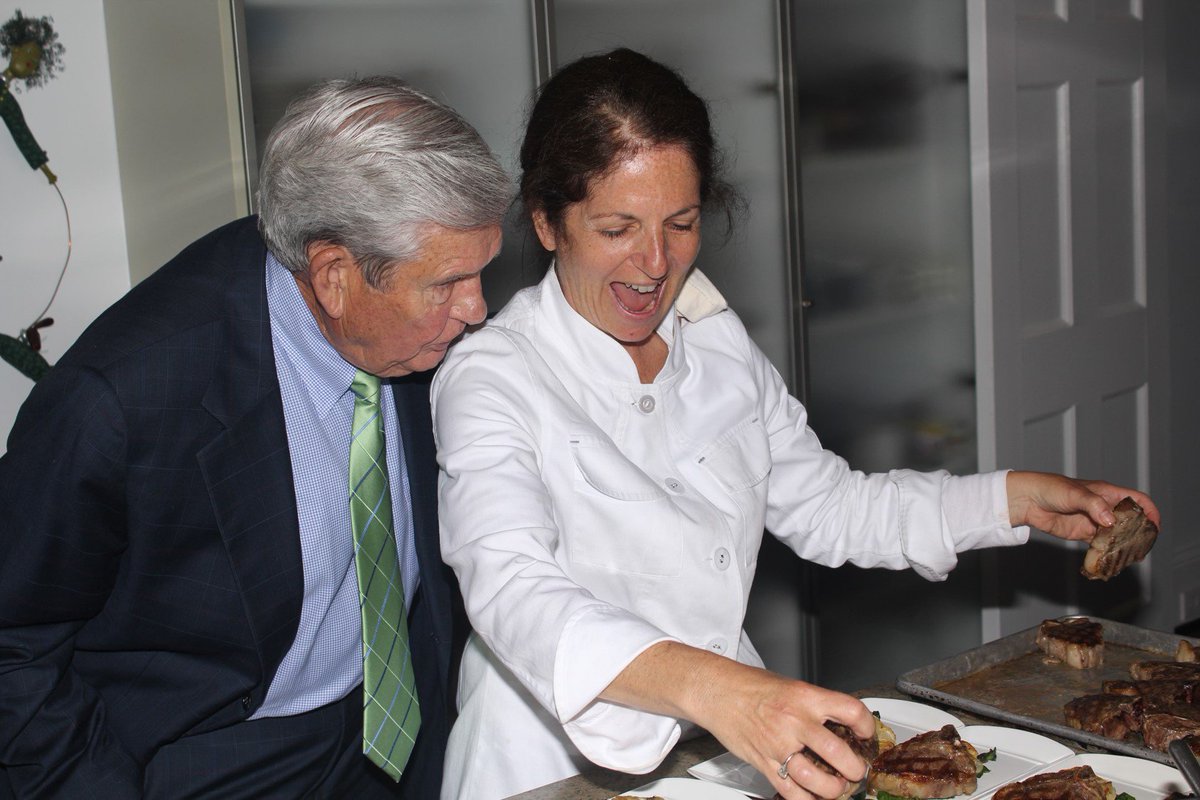 CLTWineandFood's tweet photo. For #waybackwednesday, we're sharing this snapshot of long-time #CWFW patrons and supporters Sam McMahon and Leslie Schlernitzauer. 👩🏻🍳 https://t.co/H3ikdbGvSw