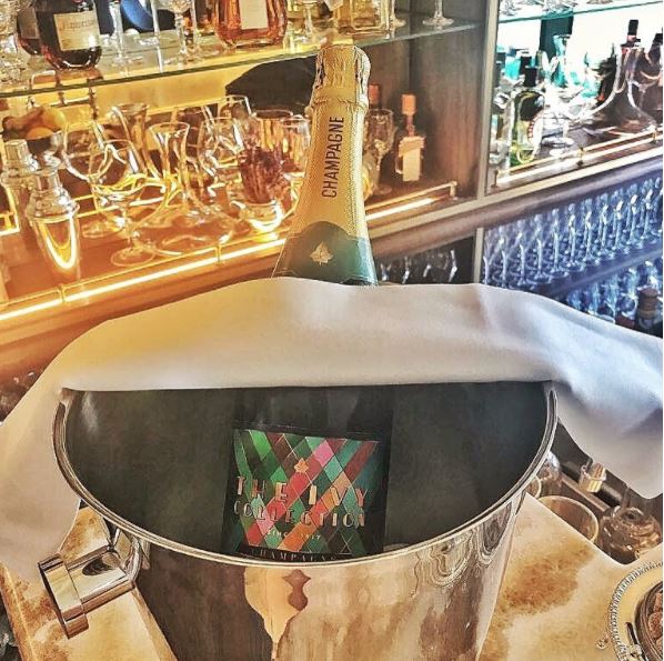 One week to go until opening - we are celebrating with a glass of our Ivy Collection Champagne. #IvyEdinburgh #OneWeek #NewOpening